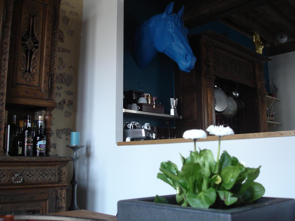 Au Cheval Bleu Bed and Breakfast Fontenay-près-Vézelay Εξωτερικό φωτογραφία